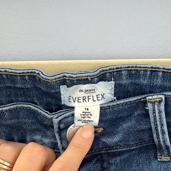 Maurice’s Women’s Everflex High- Rise Slim Straight Ankle Jean NWOT - Picture 4 of 9